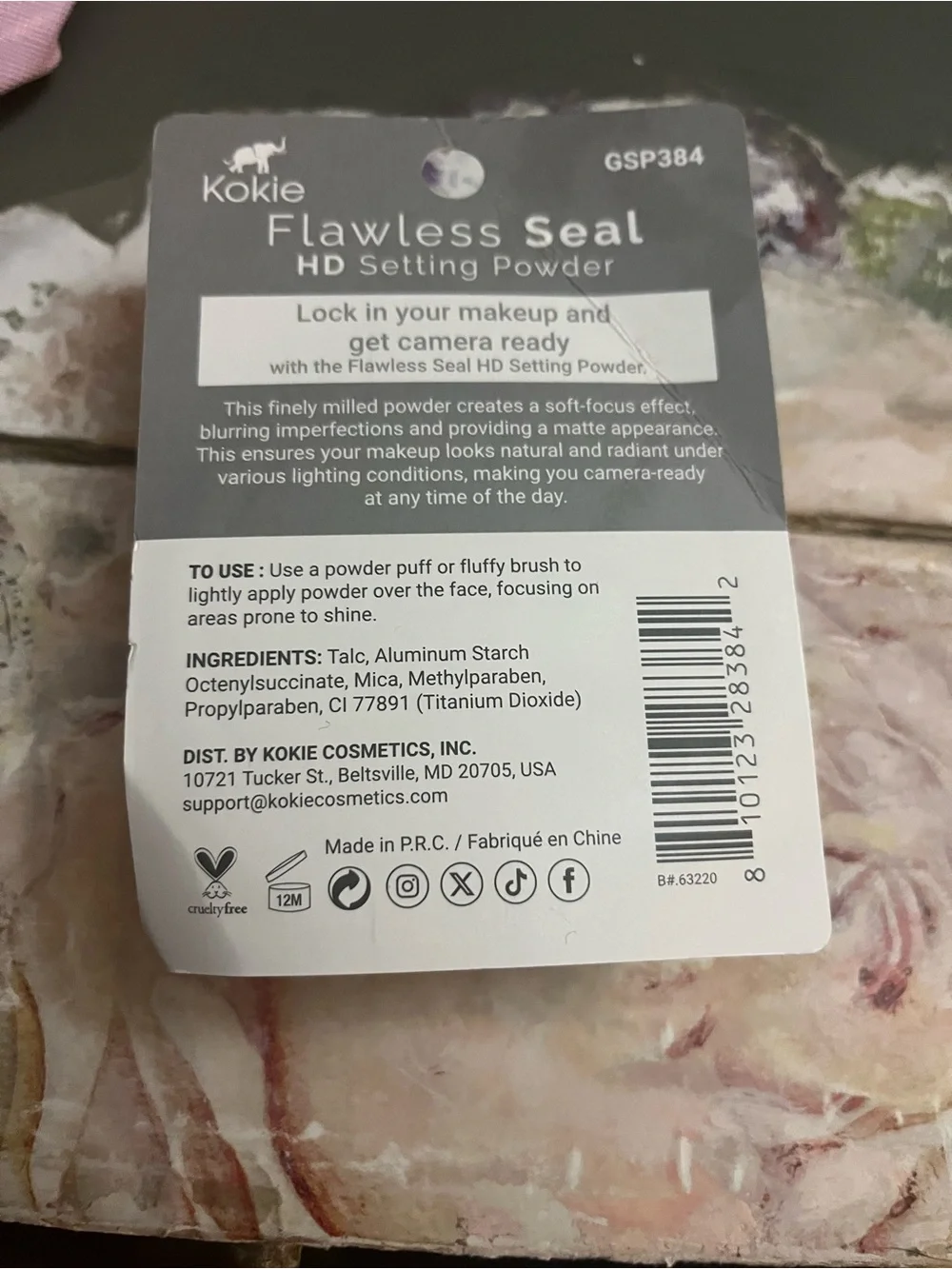 Kokie Flawless Seal HD Setting Powder - Cream